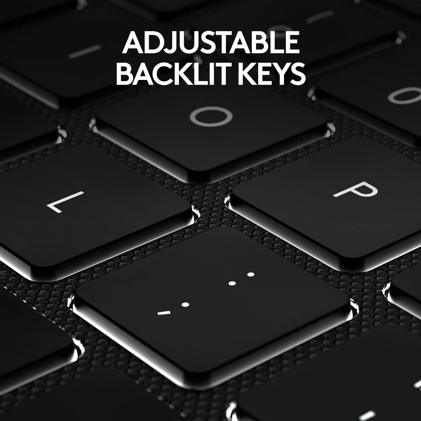 Logitech Combo Touch iPad Air 11-inch (M2) (2024), iPad Air (4th & 5th gen - 2020, 2022) Keyboard Case - Detachable Backlit Keyboard with Kickstand - Midnight Black
