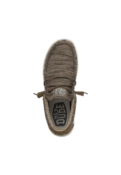 Hey Dude Men's Wally Sox | Men’s Shoes | Men's Lace Up Loafers | Comfortable & Light-Weight