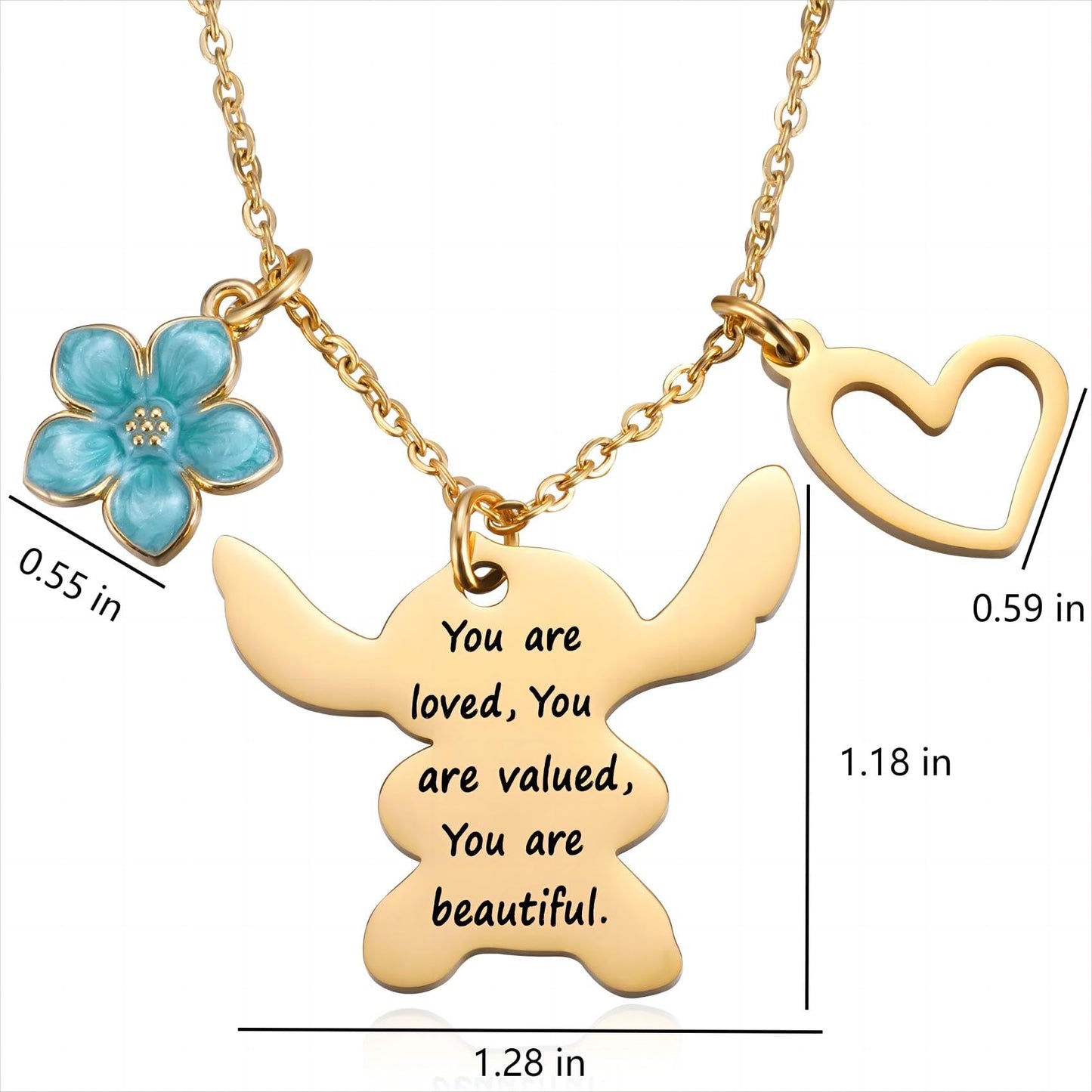 MIXJOY You are My Sunshine Necklace&Greeting Card, Birthday Christmas for Women Niece Daughter Granddaughter