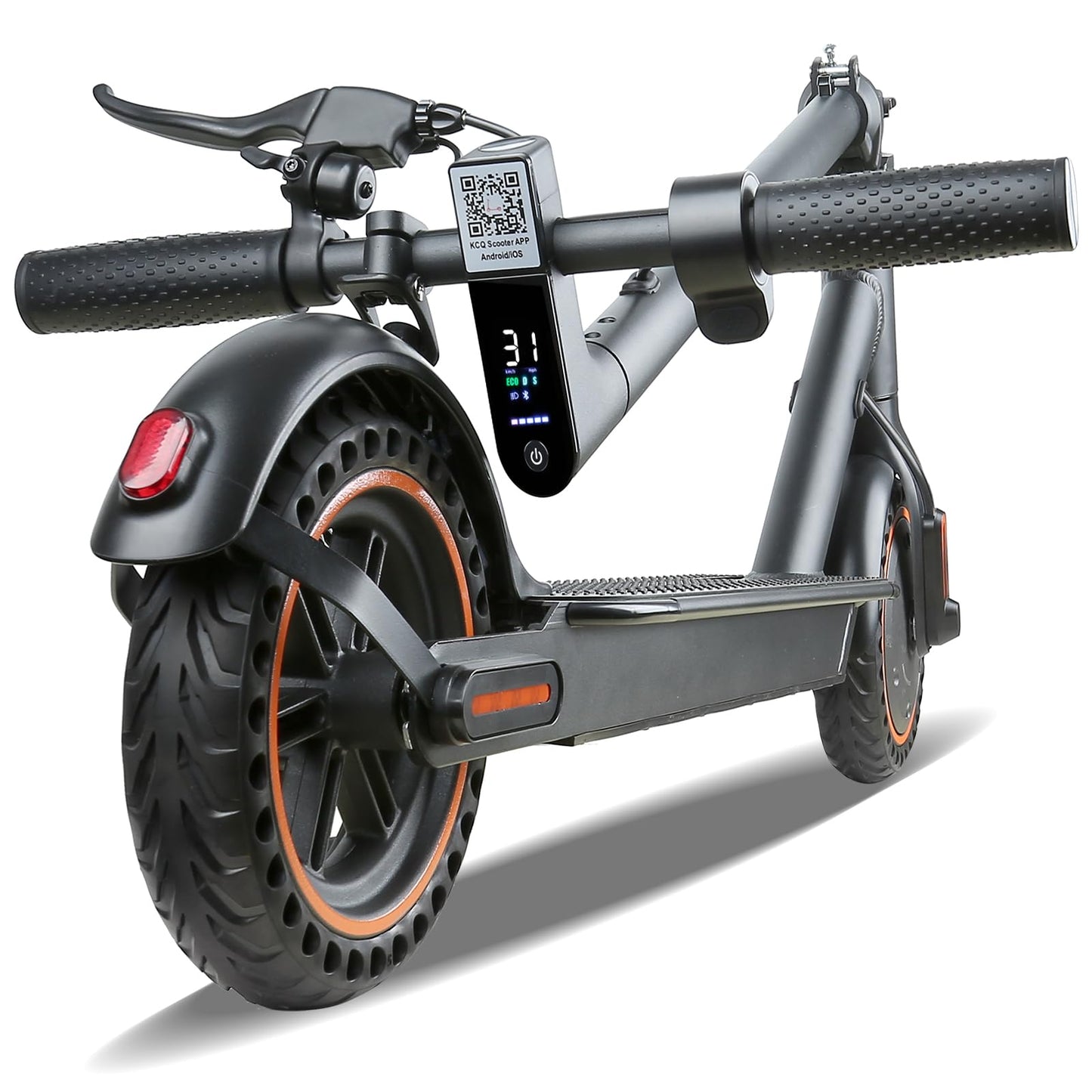 Electric Scooter, 500W Motor, Up to 17-20MPH &19-21 Miles, Commuter Escooter, Foldable E-Scooter for Adults with APP and Dual Braking System Escooter