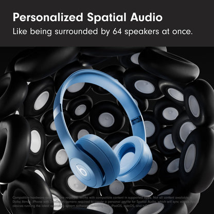 Beats Solo 4 - Wireless Bluetooth On-Ear Headphones, Apple & Android Compatible, Up to 50 Hours of Battery Life - Matte Black