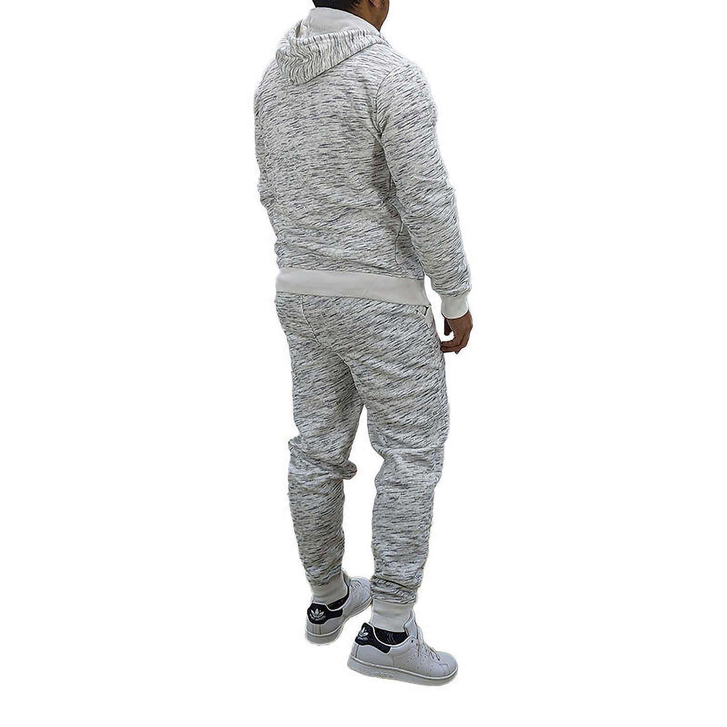 HHGKED Mens 2 Piece set Outfits Comfy Sweatsuits Athletic Jogging Tracksuit Hooded Sweatshirt and Joggers Sweatpants
