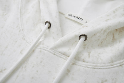 KLIEGOU Mens Tie-Dye Pullover Hooded Sweatshirt