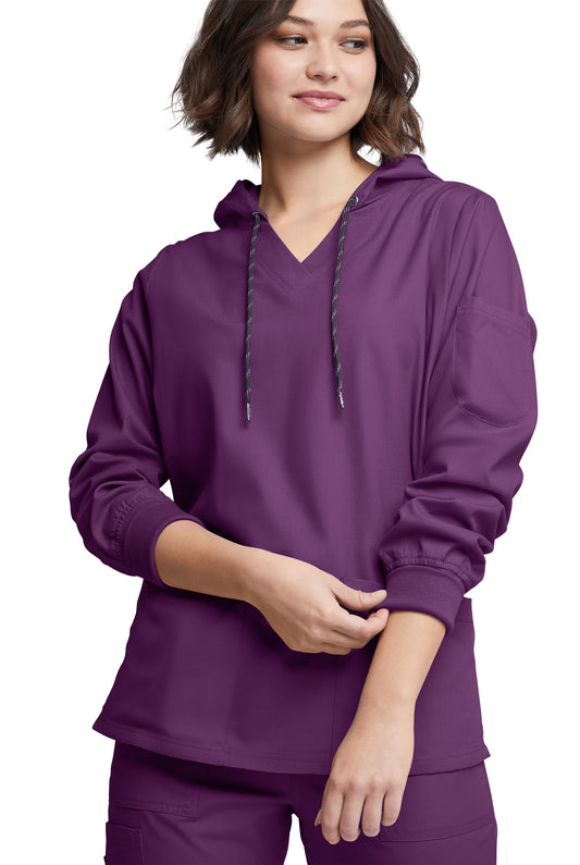 Strictly Scrubs Women's Pullover Hoodie (XS-3X, 12 Colors) – Medical Uniform Warm Up Scrub Jacket