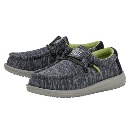 Hey Dude Men's Wally Sox | Men’s Shoes | Men's Lace Up Loafers | Comfortable & Light-Weight