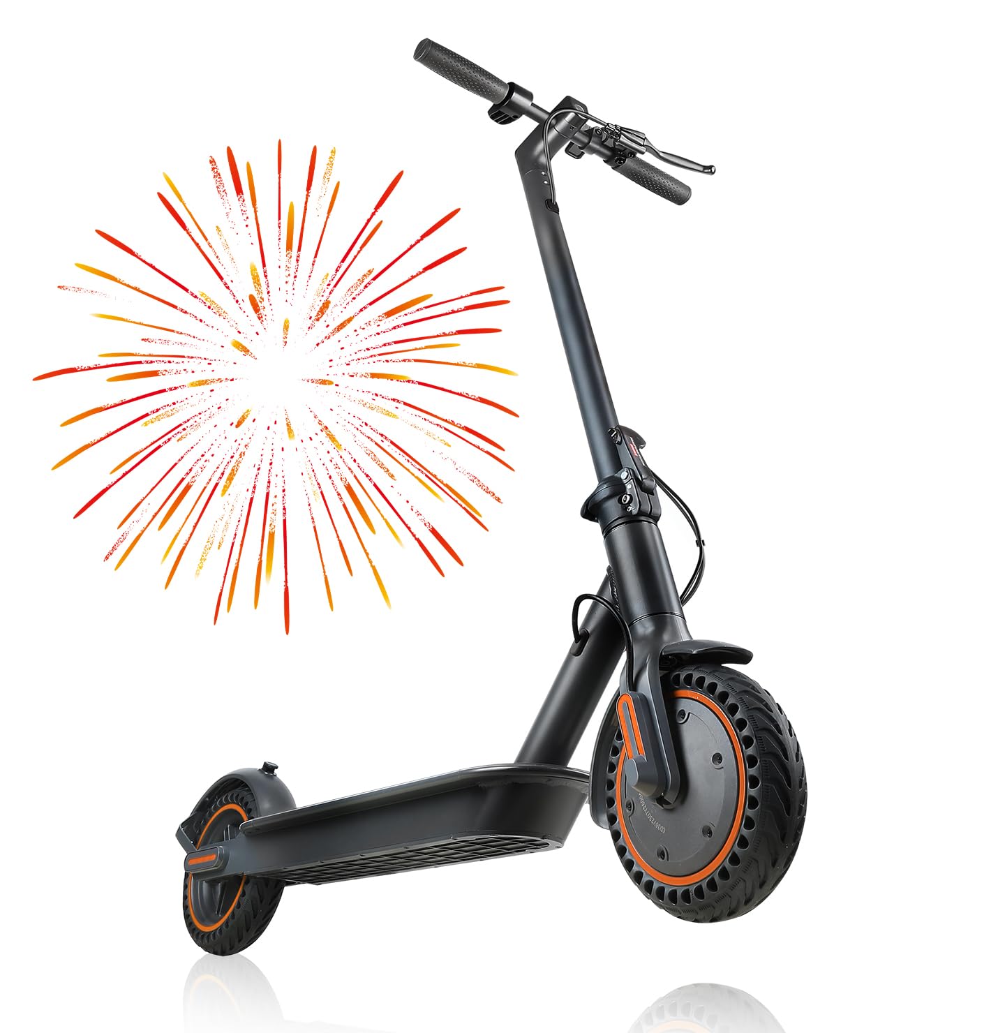 Electric Scooter, 500W Motor, Up to 17-20MPH &19-21 Miles, Commuter Escooter, Foldable E-Scooter for Adults with APP and Dual Braking System Escooter