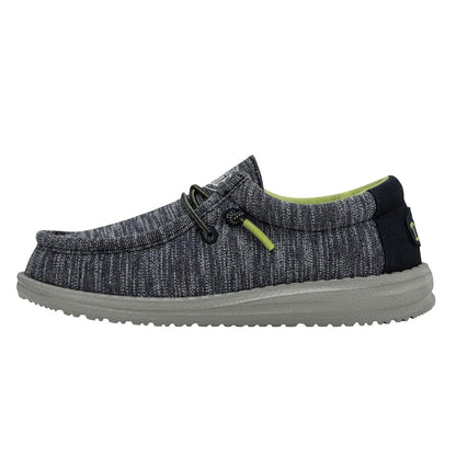 Hey Dude Men's Wally Sox | Men’s Shoes | Men's Lace Up Loafers | Comfortable & Light-Weight