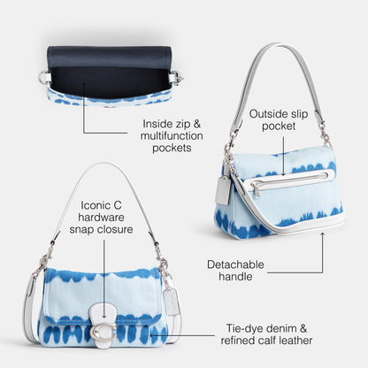 Coach Soft Tabby, Denim Multi