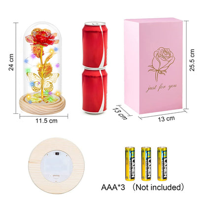 Mothers Day Rose Gifts for Mom Flowers Rose Gifts for Women,Birthday Gifts for Women,Purple Butterfly Flowers for Mom Mother Day Flower Gifts from Daughter Son,Gift for Sister,Her,Grandma,Wife