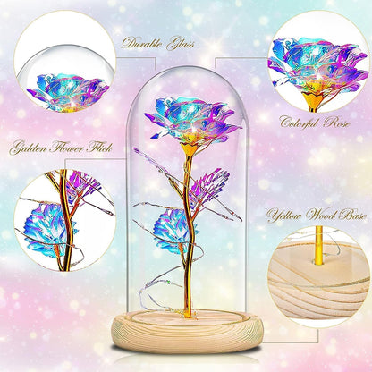 Mothers Day Rose Gifts for Mom Flowers Rose Gifts for Women,Birthday Gifts for Women,Purple Butterfly Flowers for Mom Mother Day Flower Gifts from Daughter Son,Gift for Sister,Her,Grandma,Wife