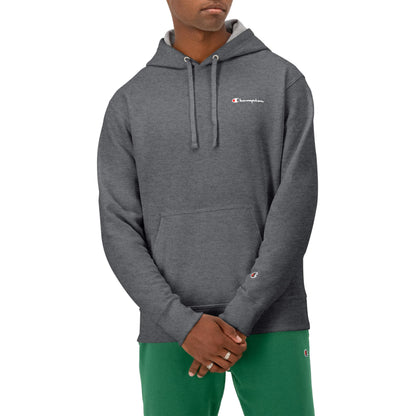 Champion Men's Hoodie, Powerblend, Fleece Men's Hoodie, Comfortable Men's Sweatshirt, Script Logo (Reg. or Big & Tall)