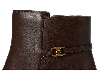 Coach Women's Rebecca Leather Bootie Ankle Boot