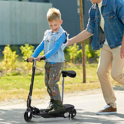 Walbest Electric Scooter for Kids Age of 6-10, Electric Scooter with Seat 2 Wheel, Folding Scooter Up to 10 Miles Range, 7.5 Mph Speed for Kid Portable Kick Scooters for Boys&Girls 8-12