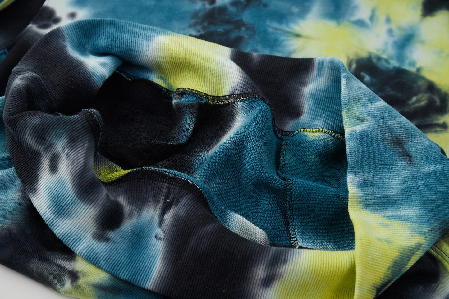 KLIEGOU Mens Tie-Dye Pullover Hooded Sweatshirt