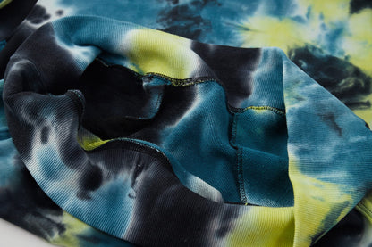 KLIEGOU Mens Tie-Dye Pullover Hooded Sweatshirt
