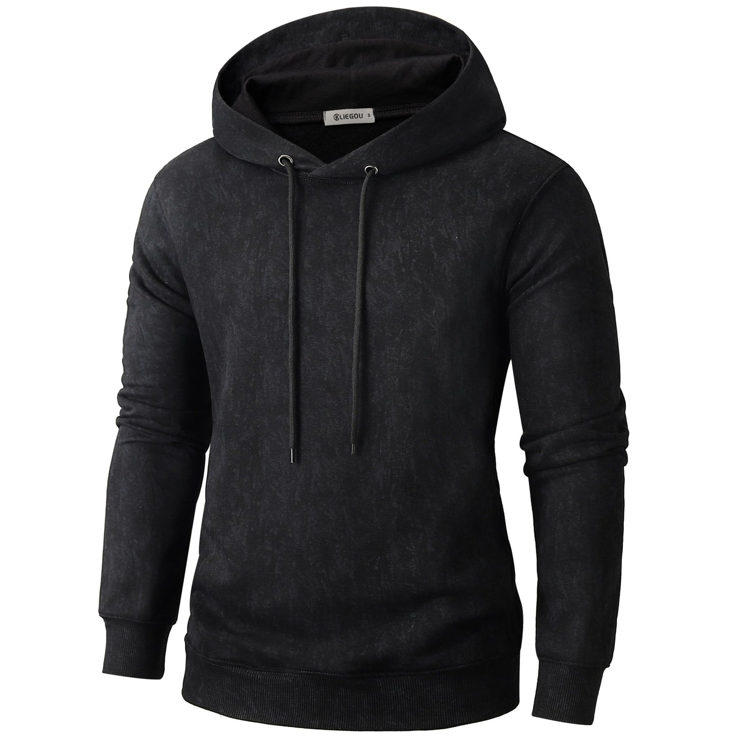 KLIEGOU Mens Tie-Dye Pullover Hooded Sweatshirt