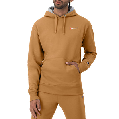 Champion Men's Hoodie, Powerblend, Fleece Men's Hoodie, Comfortable Men's Sweatshirt, Script Logo (Reg. or Big & Tall)