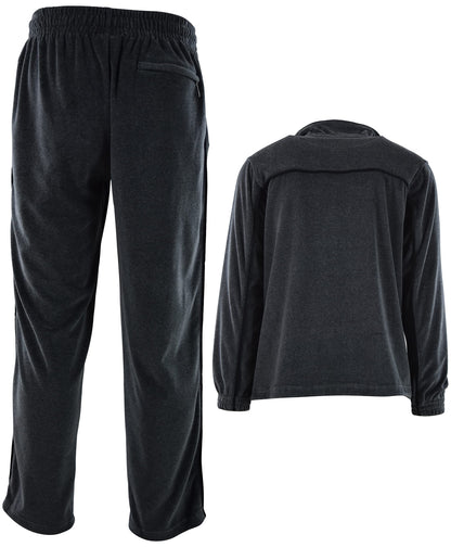 ChoiceApparel Mens Velour Tracksuit with Zippered Pockets