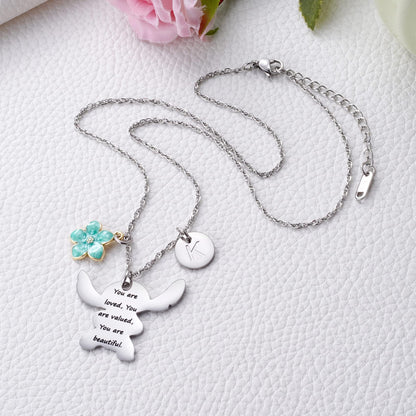 MIXJOY You are My Sunshine Necklace&Greeting Card, Birthday Christmas for Women Niece Daughter Granddaughter