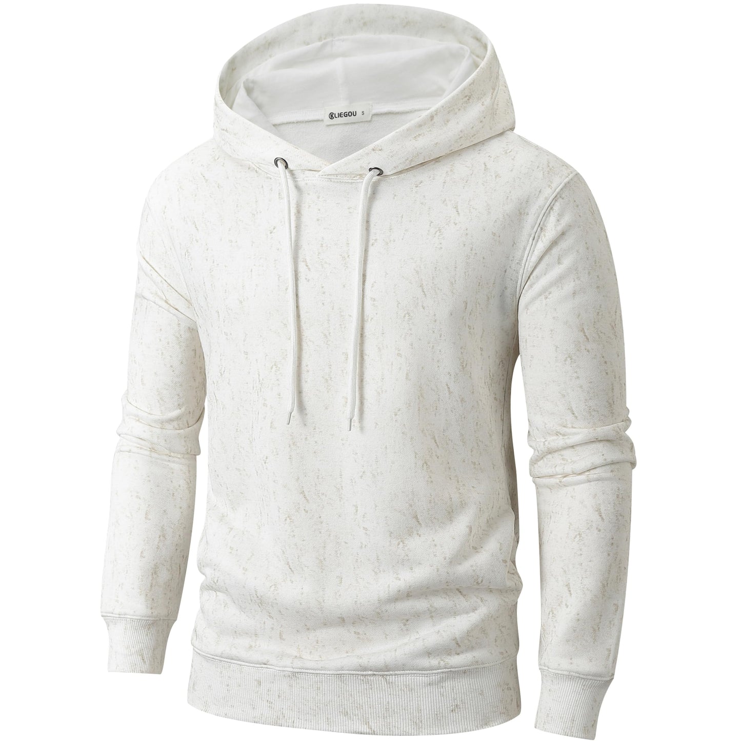 KLIEGOU Mens Tie-Dye Pullover Hooded Sweatshirt