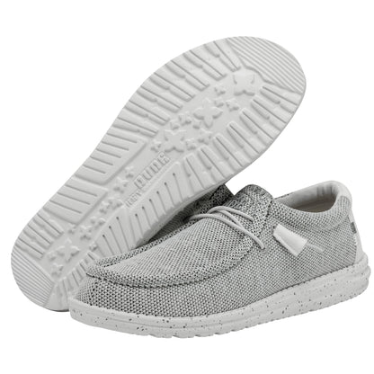 Hey Dude Men's Wally Sox | Men’s Shoes | Men's Lace Up Loafers | Comfortable & Light-Weight