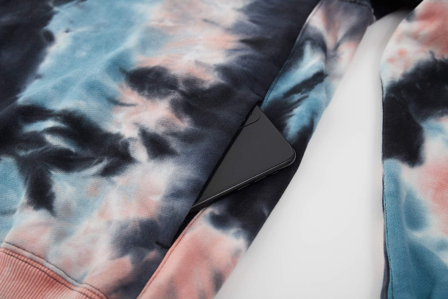 KLIEGOU Mens Tie-Dye Pullover Hooded Sweatshirt