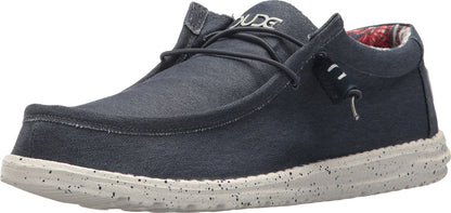 Hey Dude Men's Wally Sox | Men’s Shoes | Men's Lace Up Loafers | Comfortable & Light-Weight