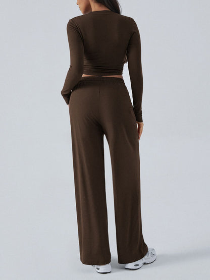 Devine Round Neck Long Sleeve Top and Pants Set***STILL AVAILABLE***EMAIL SELLER with SIZE & COLOR