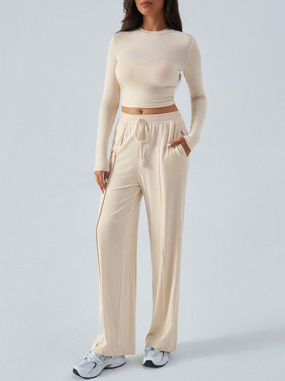 Devine Round Neck Long Sleeve Top and Pants Set***STILL AVAILABLE***EMAIL SELLER with SIZE & COLOR