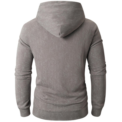 KLIEGOU Mens Tie-Dye Pullover Hooded Sweatshirt