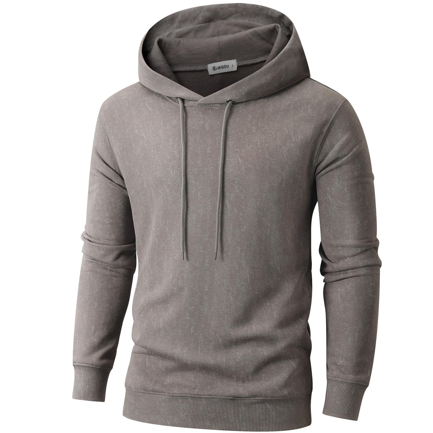 KLIEGOU Mens Tie-Dye Pullover Hooded Sweatshirt