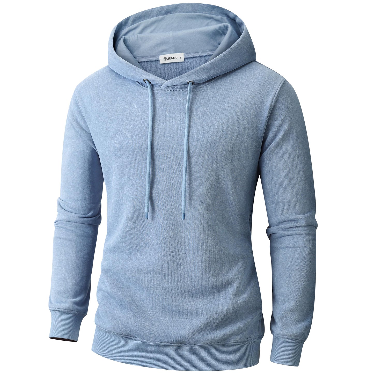 KLIEGOU Mens Tie-Dye Pullover Hooded Sweatshirt