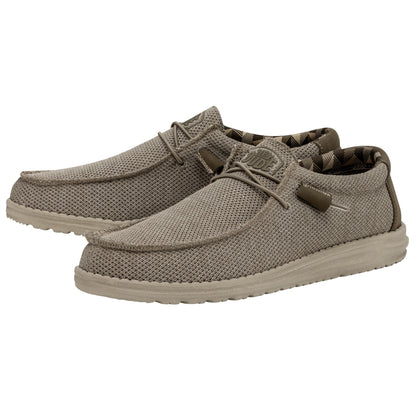 Hey Dude Men's Wally Sox | Men’s Shoes | Men's Lace Up Loafers | Comfortable & Light-Weight