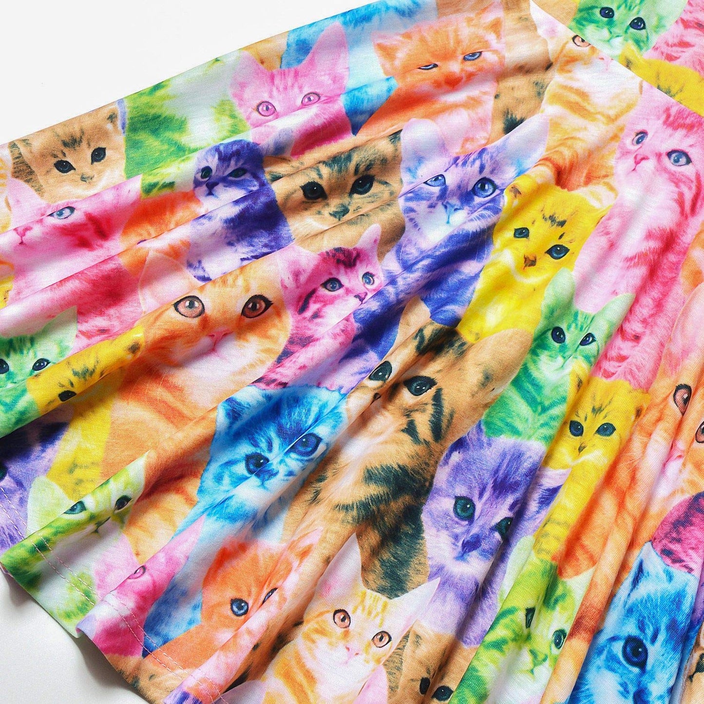 Unicorn Dresses for Girls Summer Swing Short Sleeve Casual Clothes for Kids