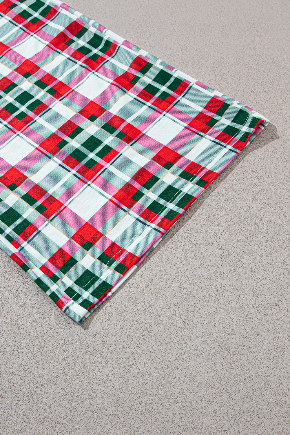 MERRY CHRISTMAS Round Neck Top and Plaid Pants Set-****STILL AVAILABLE EMAIL SELLER WITH SIZE & COLOR****