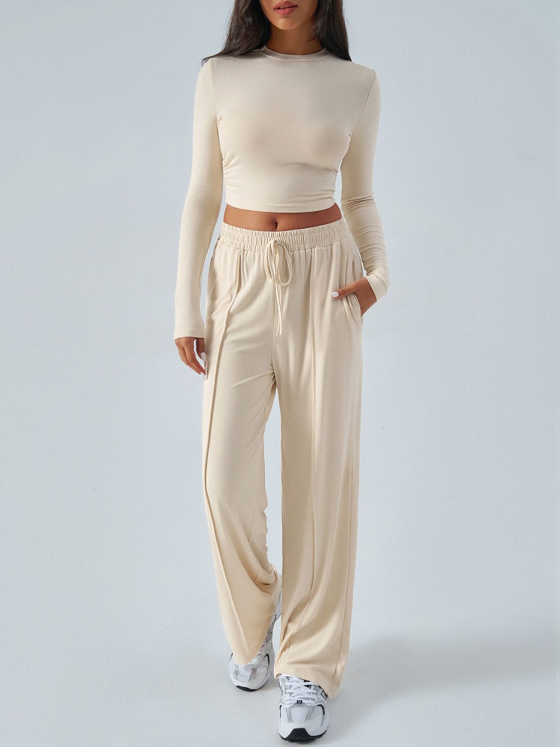 Devine Round Neck Long Sleeve Top and Pants Set***STILL AVAILABLE***EMAIL SELLER with SIZE & COLOR